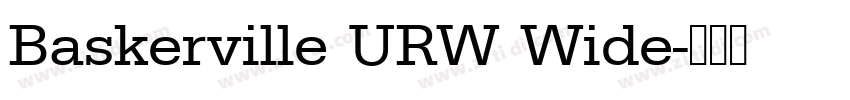 Baskerville URW Wide字体转换 Baskerville URW Wide字体转换